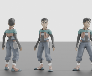 stylized fantasy cahracter
