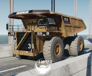 Caterpillar 797B 3D Model