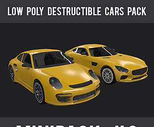 Low Poly Destructible 2Cars no. 2