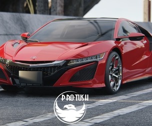 Honda NSX 2017 3D model