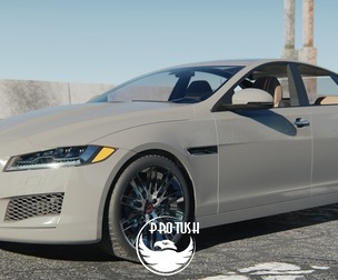 jaguar xf 2016 3D model