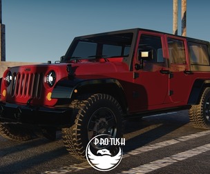 Jeep Wrangler Unlimited 2008 3D model