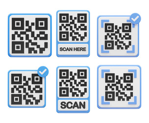 Qr code icon vector illustration
