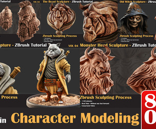 875 min Character ZBrush Modeling Tutorial