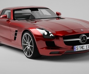 Mercedece benz sls AMG 3d model 3D model