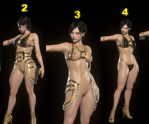 Ada Wong Sexy Chain Outfit