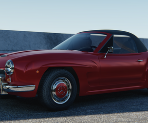 Mercedes-Benz 190 SL 3D Model