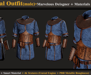 Medieval Outfit-models+materials