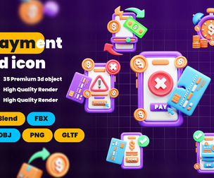 Payment Transaction 3d Illustration  Icon Pack