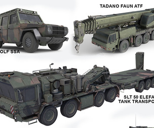 5 Military Vehicles Collection v6