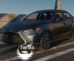 Toyota Yaris sedan 2016 3D model