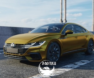 Volkswagen Arteon R-Line 2018 3D Model