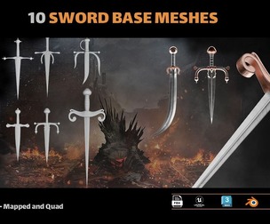 Sword Base Mesh
