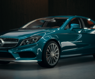 Mercedes Benz CLS 500 3D Modeling