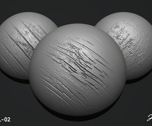 63 Wood Brushes + 4k Alphas