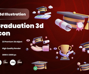 Graduation of university  Icon Pack
