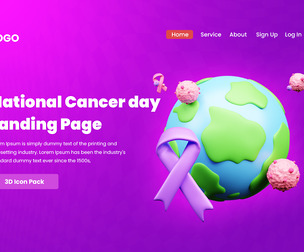 National cancer day Icon Pack