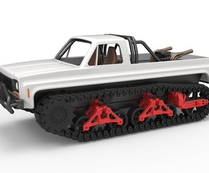 Vintage Monster tank Scale 1:25