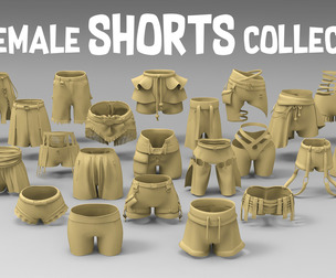 25 female shorts collection