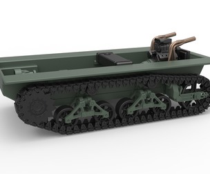 Vintage Monster tank Base 1:25