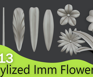 Stylized Imm Flowers