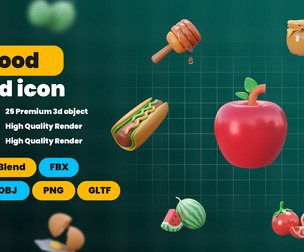 Food 3d Illustration Icon Pack