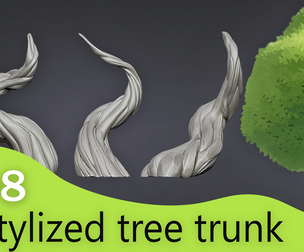 Stylized Tree Trunk
