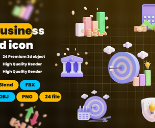 Business Idea 3d Illustration Icon Pack