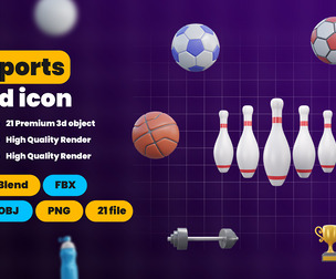 Sports 3d Icon Pack