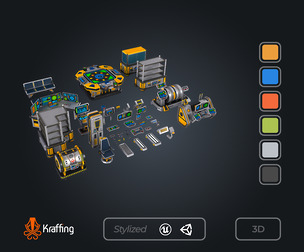 SCI-FI Modular Pack V1 - Futuristic Environment – Game Ready