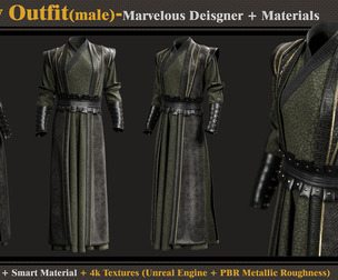 Fantasy Outfit-Models+Materials