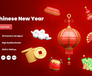 Chinese New Year Icon Pack