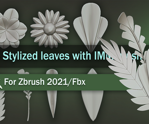 Stylized leaves