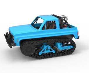 Fun Short Monster tank Scale 1:25