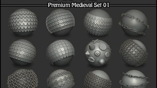 Premium Medieval Brush Set 01 cover