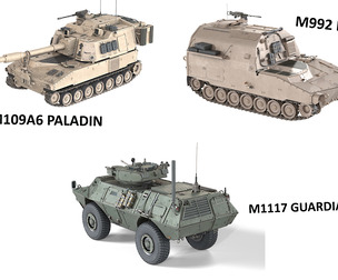 5 Military Vehicles Collection v8
