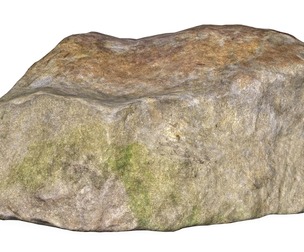 Low Poly Stone Rock 03