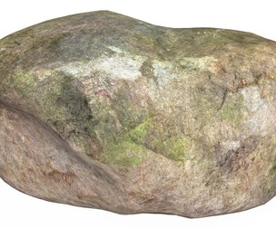 Low Poly Stone Rock 07