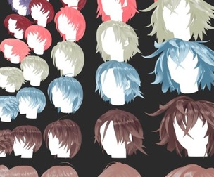 Anime Style Hair - 03