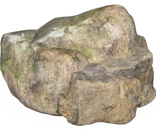 Low Poly Stone Rock 09