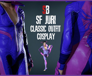 Resident Evil 2 Remake: SB Juri SF Classic Mod