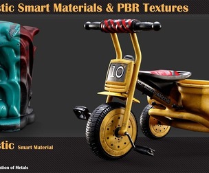 30 Plastic Smart Materials & PBR Textures - VOL 10