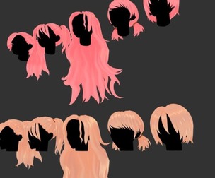 Anime Style Hair - 04