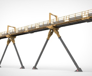 Sci-fi pedestrian bridge 3