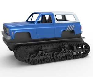 Vintage Monster tank Version 2 Scale 1:25