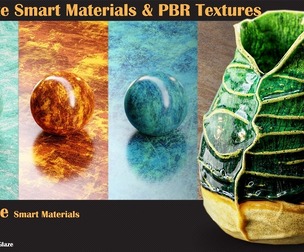 30 Glaze Smart Materials & PBR Textures - Vol 14