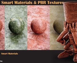 20 Clay Smart Materials & PBR Textures - Vol 15