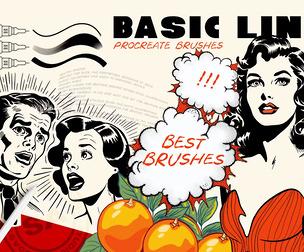 Procreate Brushes Basic Line