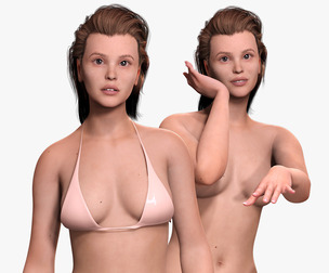 Jumana - Realistic woman Clean Polygonal Modeling