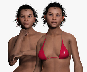 Nagozi - Realistic African Strong Woman